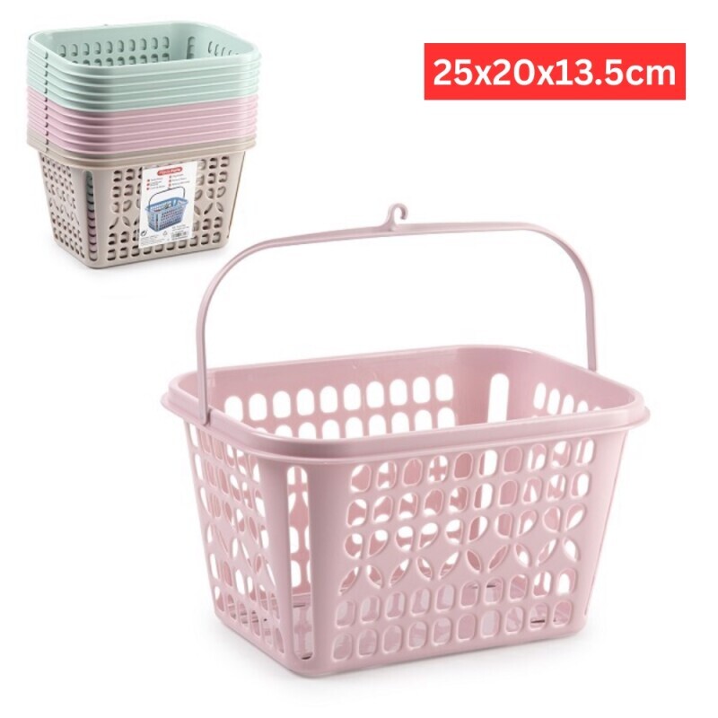 P.Forte Plastový kolíčkový košík VRM 25*20*13.5cm (12/krt)