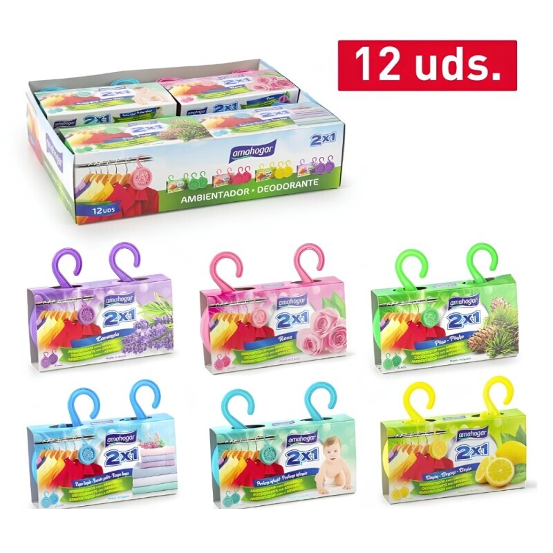 Amahogar Osvěžováč vzduchu závěsné 2x1 Mix (12/bal)