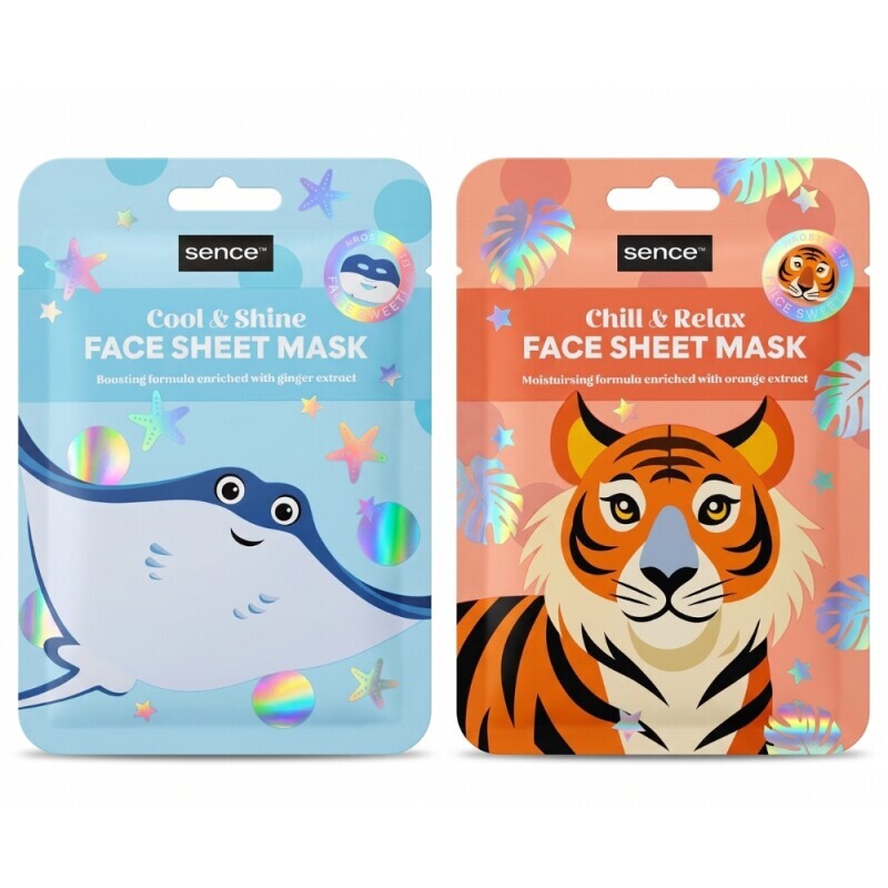 Sence Maska na pleť 20ml Animal Tiger&Manta N (96/krt)