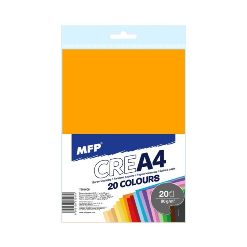 MFP Barevné papíry A4/20listů (10/bal)