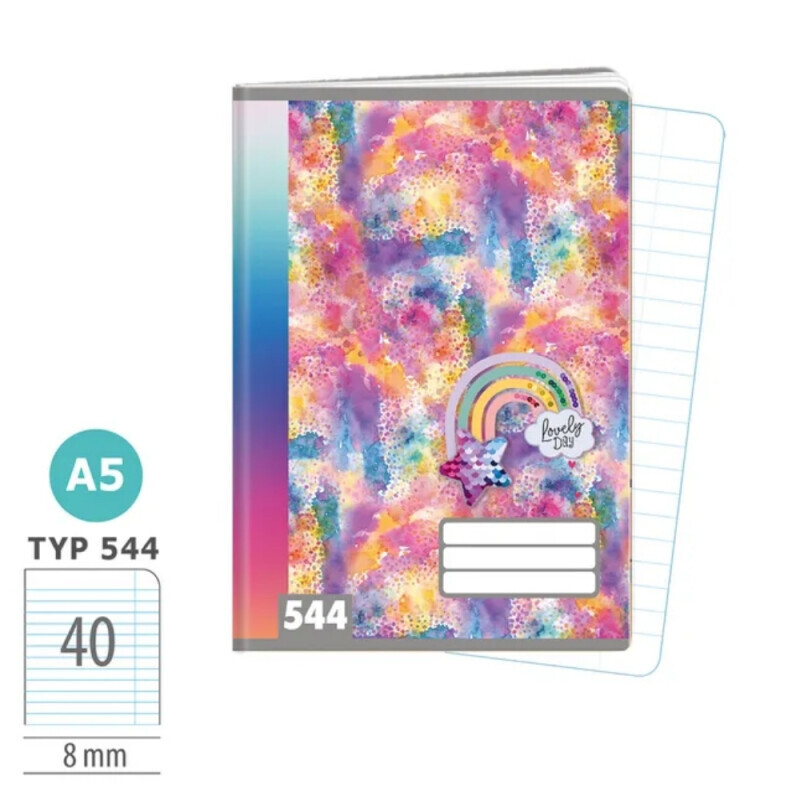 Argus Sešit A5/544 Rainbow Ella (6/bal)