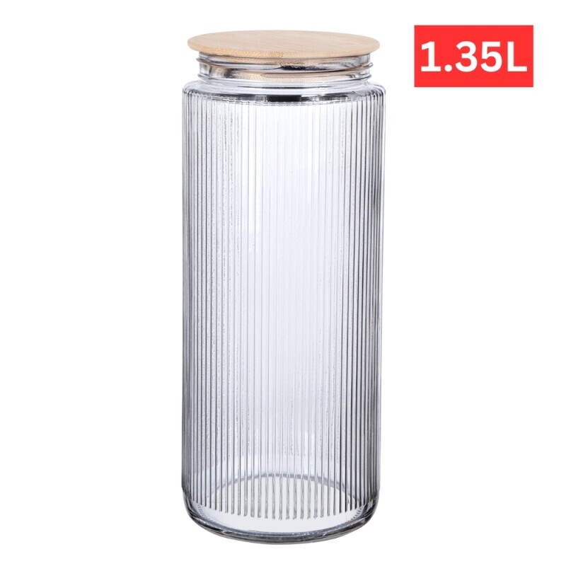 Zavařovací sklenice 1350ml Bambus (12/krt)