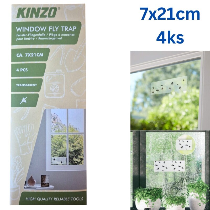 Kinzo Garden okenní past na mouchy 7x21cm(24/krt)