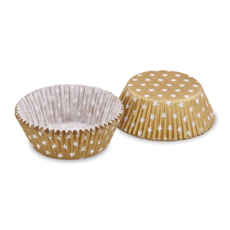 Cukrářské košíčky 5*3cm 40ks hvězdy (50/krt)