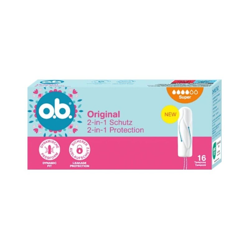 O.B. Tampony 16ks Super(16/bal 162/krt)