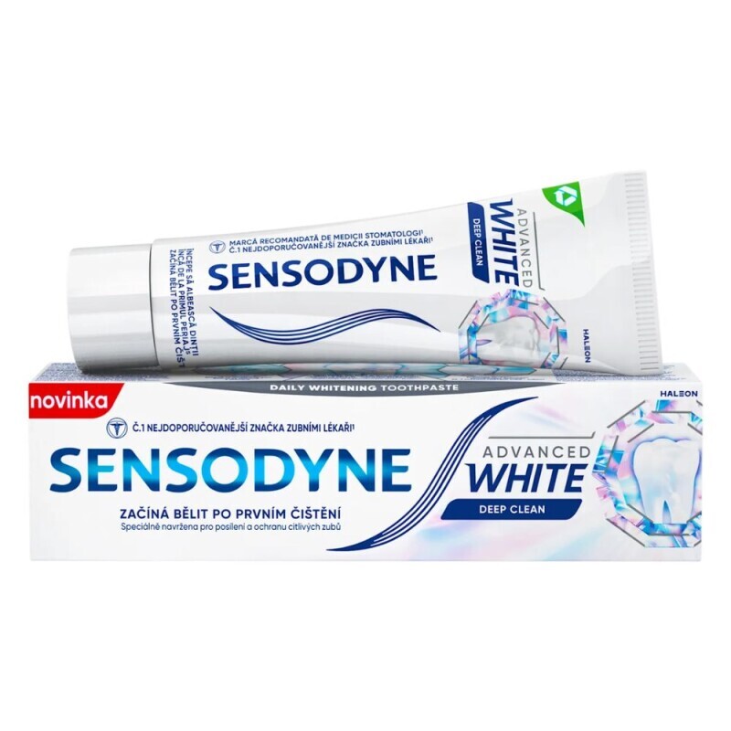 Sensodyne 75ml ZP Advance White Deep Clean (12/krt)