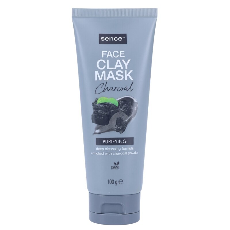 Sence Maska na pleť N 100g Charcoal Clay(24/krt)