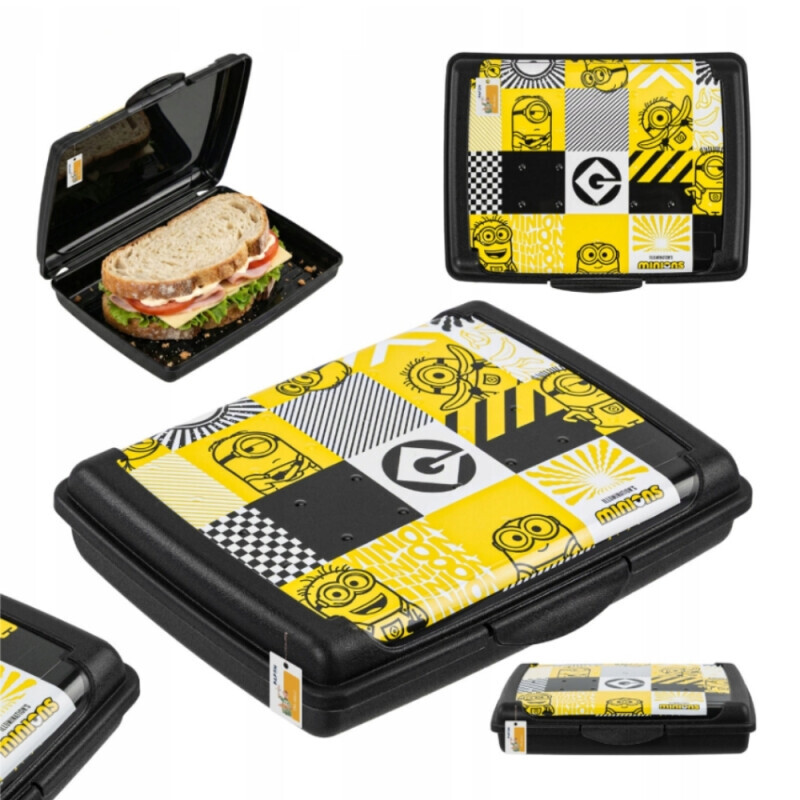 Box na svačinu Carla 500ml Minions Black (10/krt)