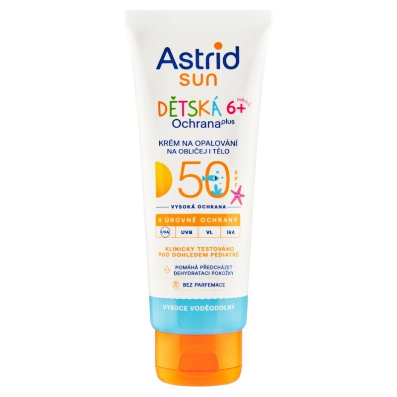 Astrid Sun 75ml Dětský krém na opalování OF50(12/krt)