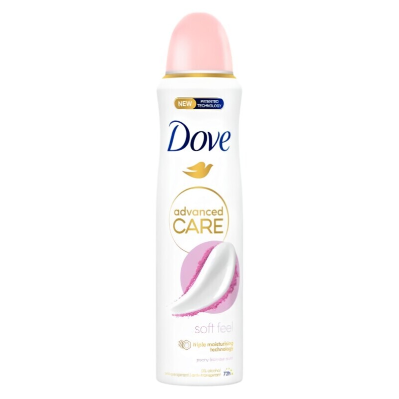 Dove 150ml Spray CZ AP F Advanced Care Soft Feel (6/krt)