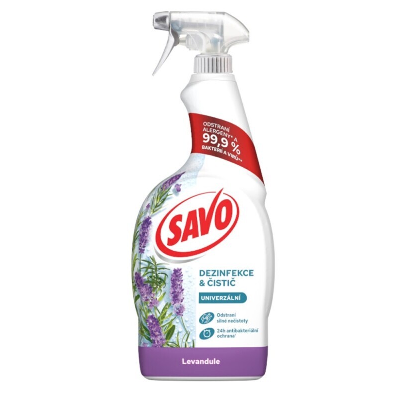 Savo 700ml Bez Chloru Lavender (12/krt)
