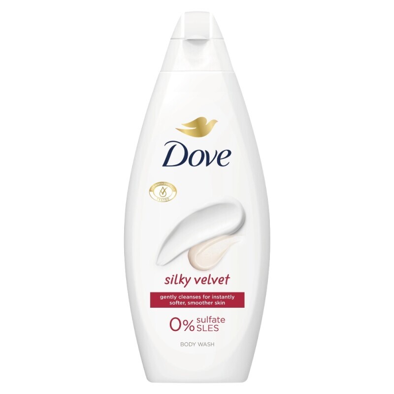 Dove 450ml SG CZ F Silky Velvet (12/krt)