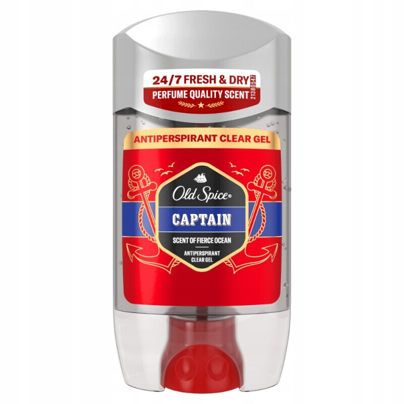Old Spice 70ml Clear gel AP CZ Captain (6/krt)