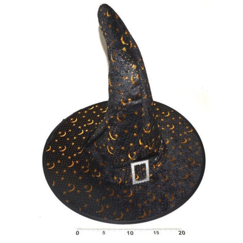 Klobouk čaroděj 38 cm (12/bal 240/krtk)