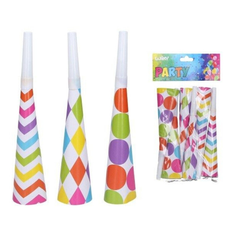 Párty trumpetky MIX 20 cm, 6 ks (24/bal 144/krtk)