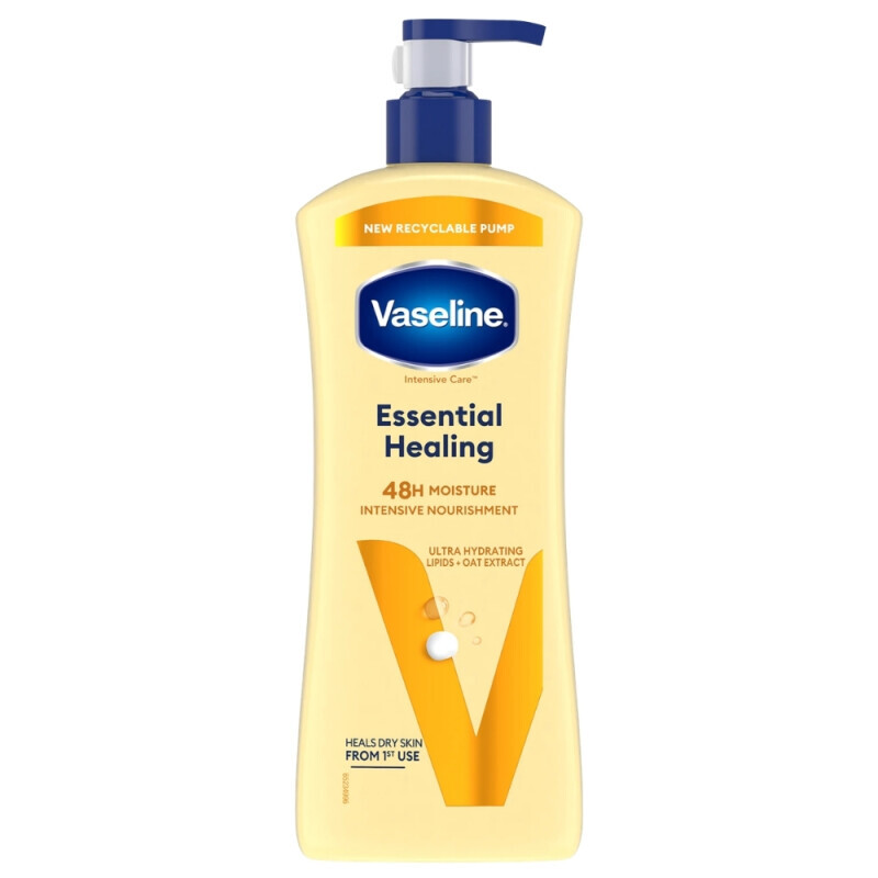 Vaseline 600ml Tělové mléko CZ Healing pump(6/krt)