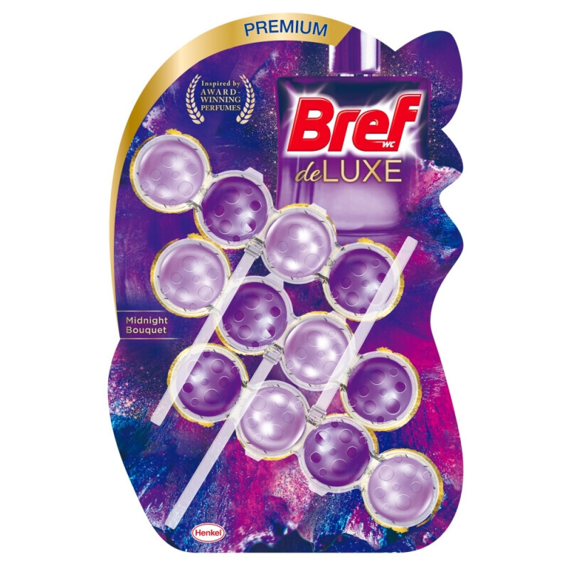 Bref 3*50g WC závěs DeLuxe Bouquet (9/krt)