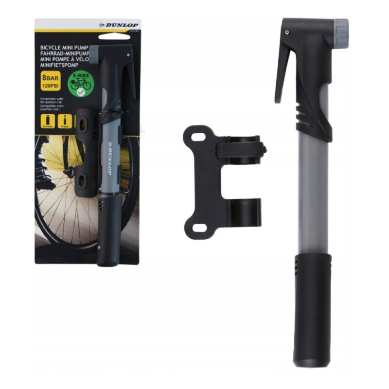 Dunlop Cyklistická mini pumpa 120 PSI(24/krt)