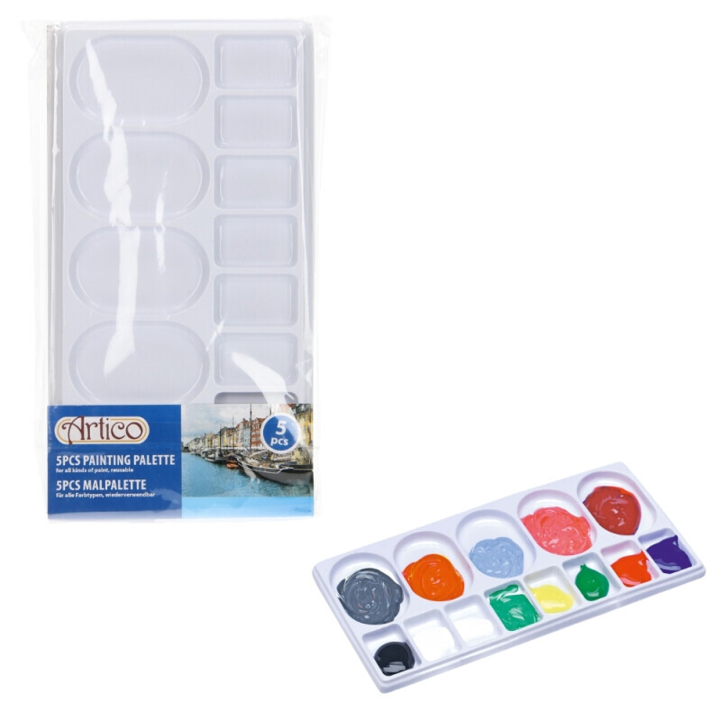 Paleta malířská 25*13 5ks (24/krt)