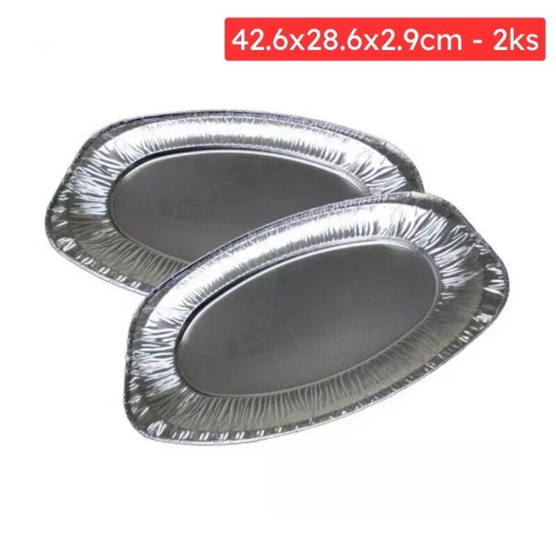 Alu tác servírovací 42.6*28.6*2.9cm/2ks  (24/krt)