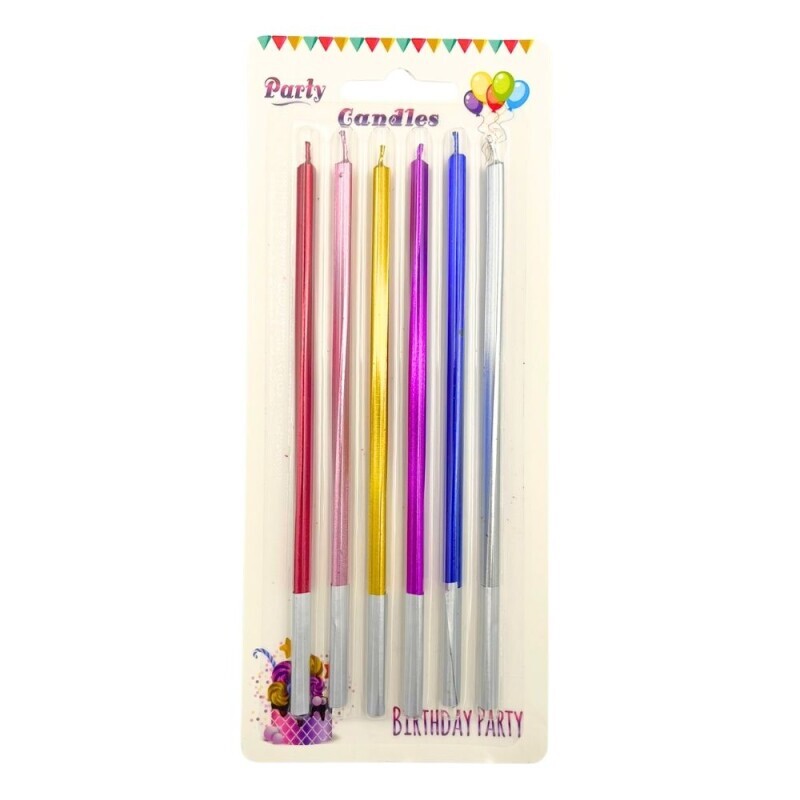 Dortová svíčka 6ks/14cm  (24/bal 576/krt)
