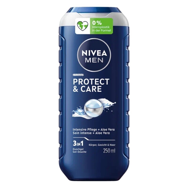 Nivea 250ml SG 3v1 N M Protect&Care Aloe Vera (6/bal 24/krt)