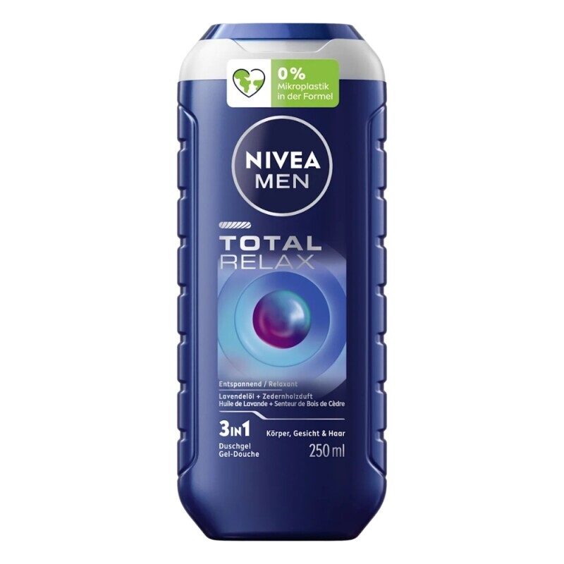 Nivea 250ml SG 3v1 N M Total Relax (6/bal 24/krt)