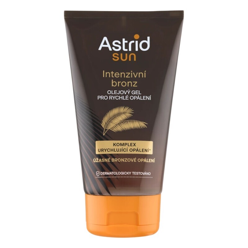 ASTRID SUN Olejový gel pro rychlé opálení (bez UV filtrů) 150 ml