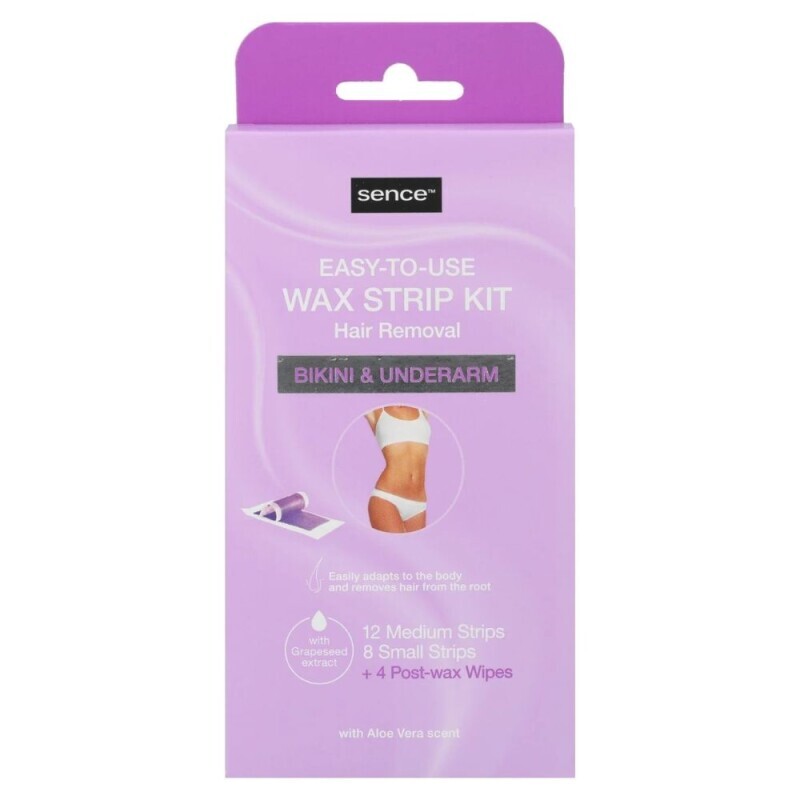 Sence Vosk.pásky 20ks+4ks Post Wax N Bikini&Underarm (24/krt)