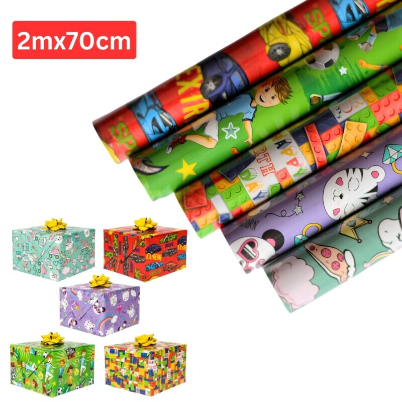 Pol-Mak Balicí papír 2m*70cm 5ass P2 31 (50/krt)