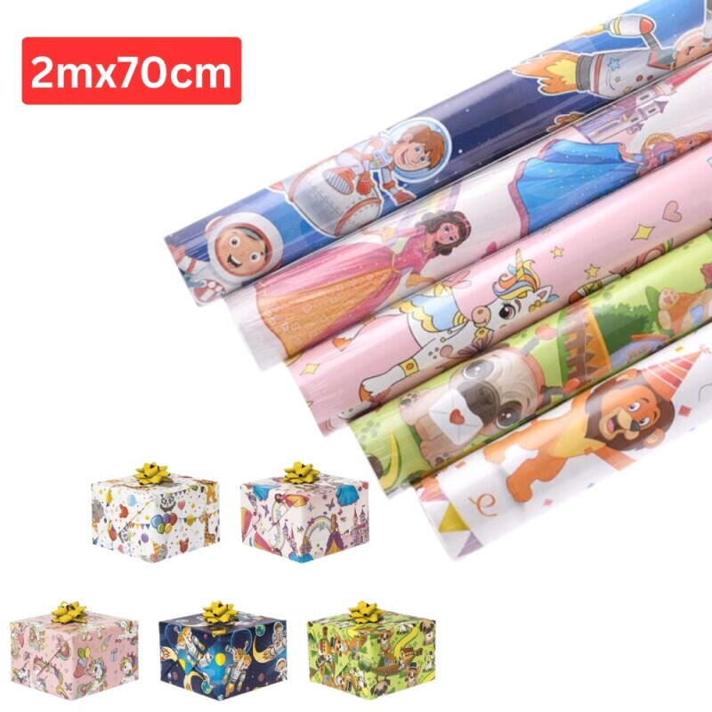 Pol-Mak Balicí papír 2m*70cm 5ass P2 25 (50/krt)