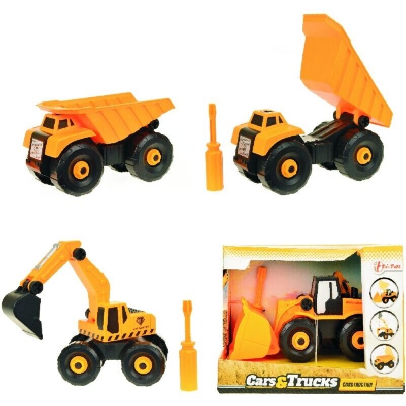 Vehicool Vozidlo stavebi DIY 3ass (6/krt)