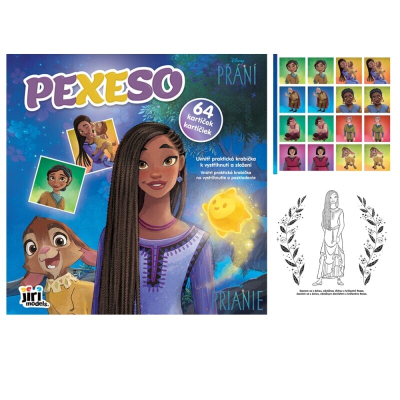 Pexeso v sešitu Přání