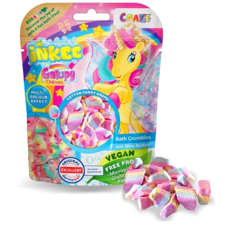 Inkee Drobky do koupele 100g Unicorn (6/bal 36/krt)