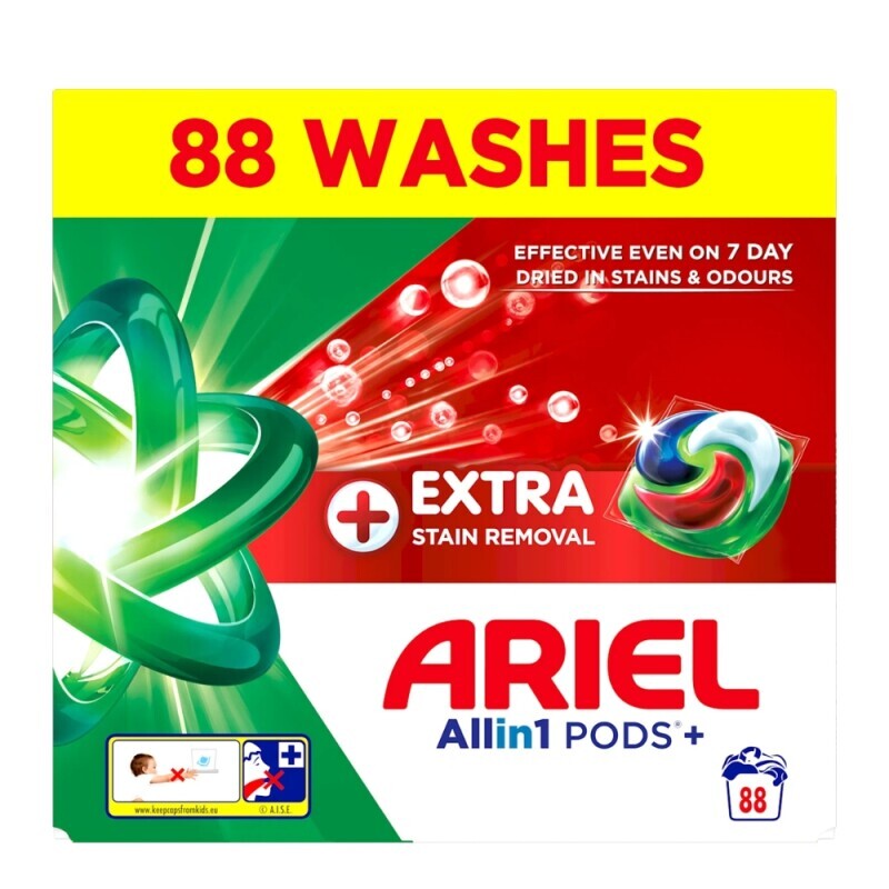 Ariel Plus kapsle Extra Clean Box 88ks
