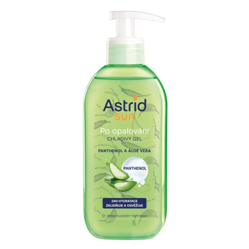 Astrid Sun 200ml Ledově Chladivý Gel Po Opalování