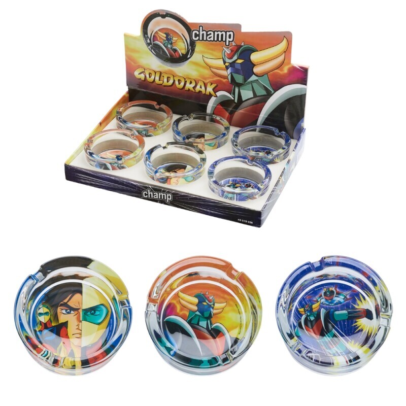Champ Popelník 8.4*8.4*3.5cm (6/bal 60/krt)