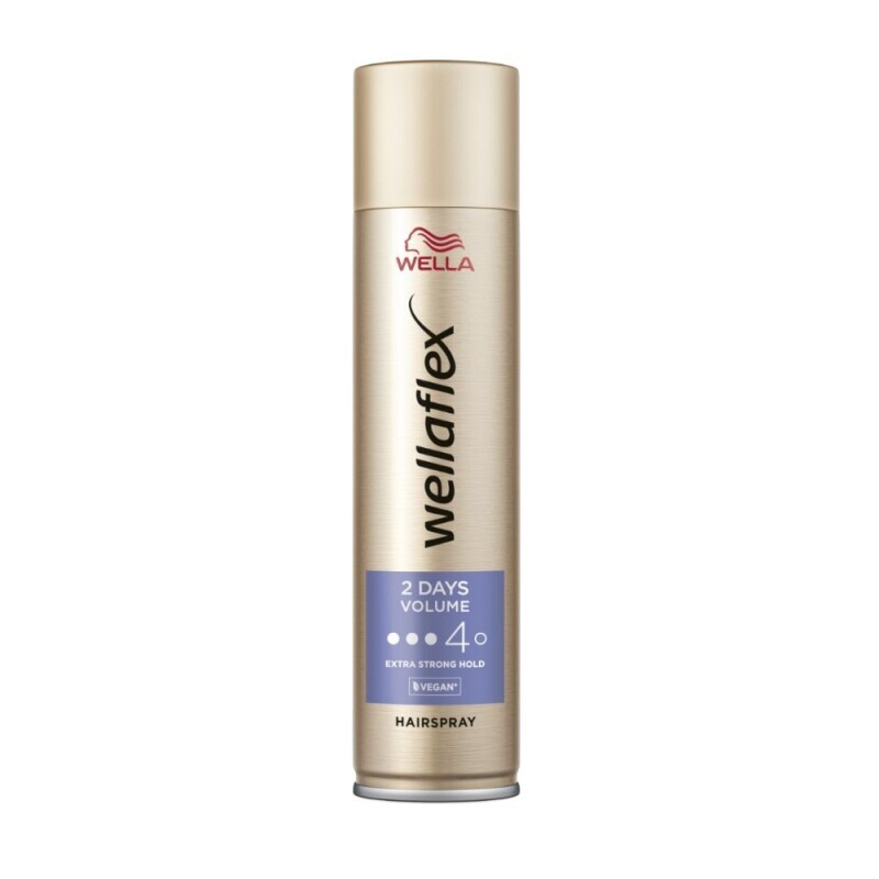 Wellaflex 250ml Lak na vlasy 2 days Volume 4 (6/bal)