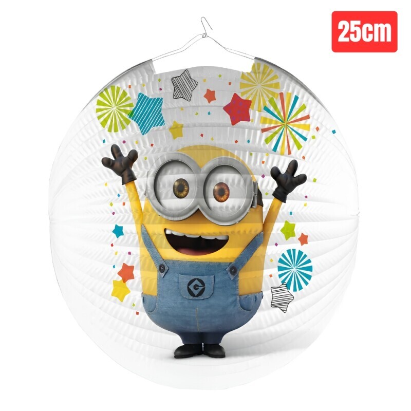 Lampion 25cm Minions (10/krt)
