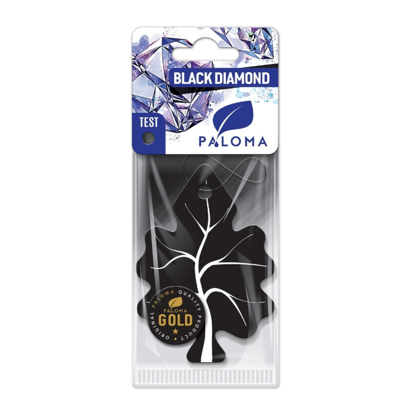 Paloma Car Gold Black Diamond(240/krt)