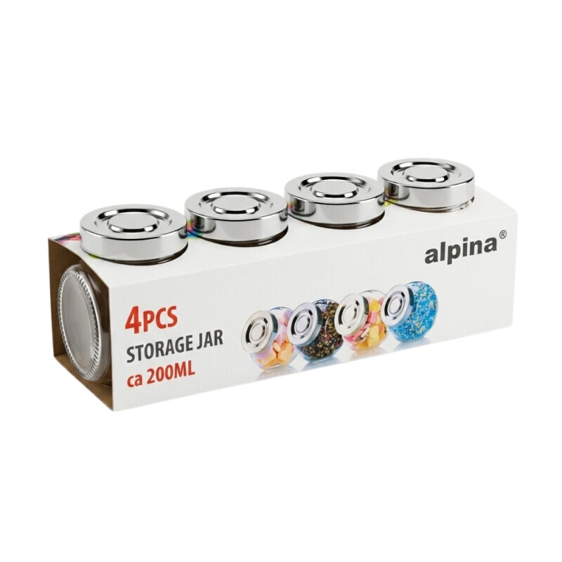 Alpina Sada Dóz 200ml Sklo 4ks (24/krt)