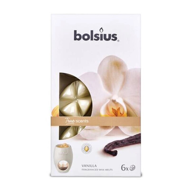 Bolsius Svíčka Waxmelts 6ks Vanilla (8/krt)