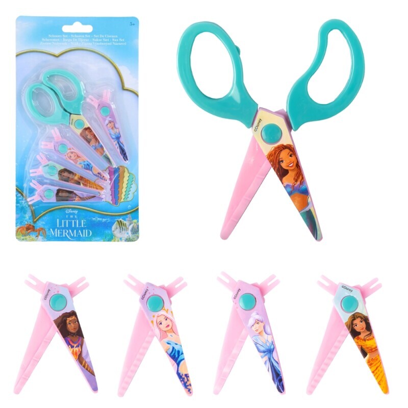 Nůžky dětské 13.5cm 5ks Mořská pana (12/krt)