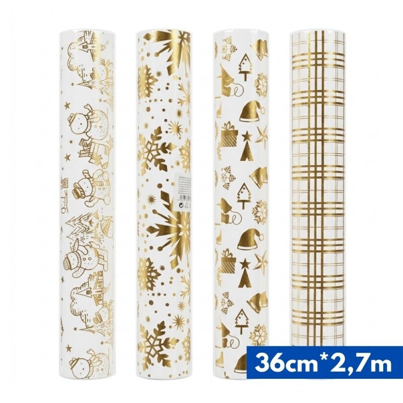 Vánoční dekorační role 36cm*2,7m (96/krt) 