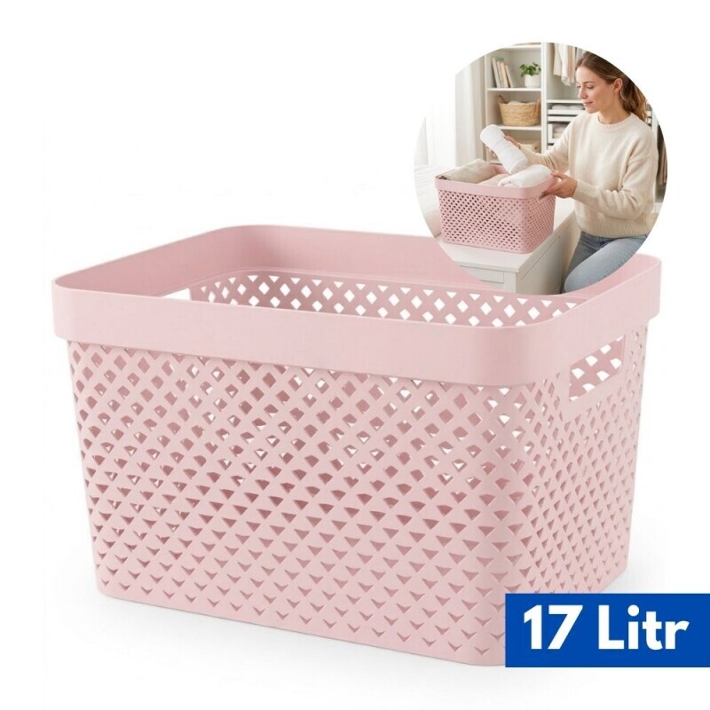 Curver Košík uložný 17l růžohnědá (5/krt)