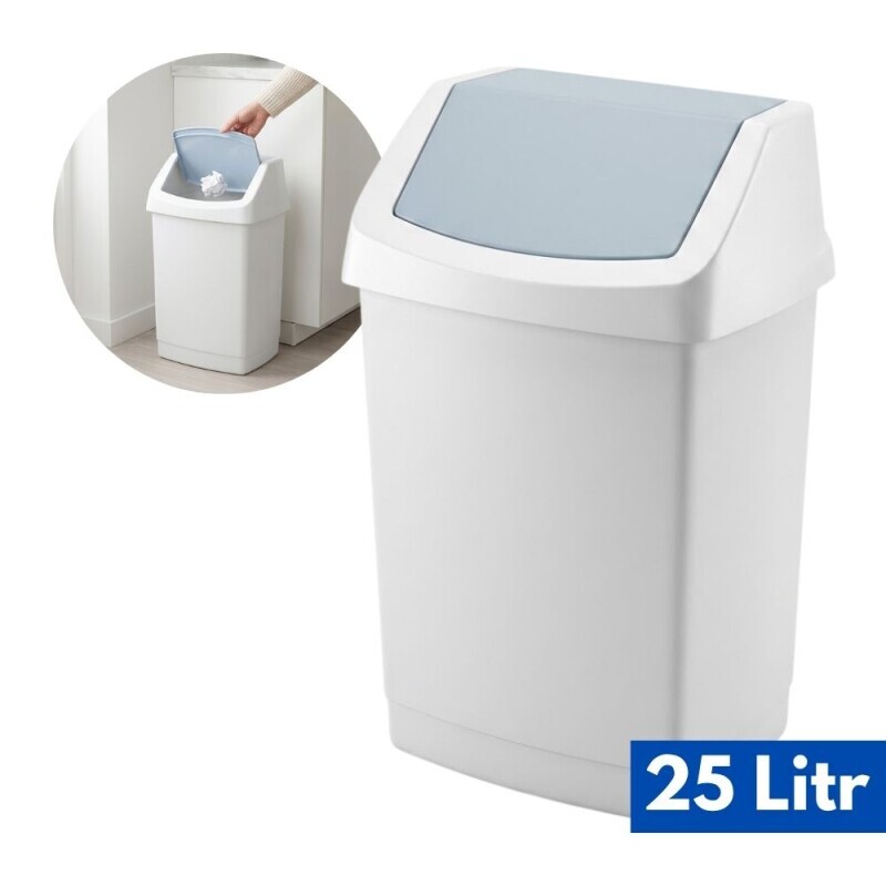 Curver Odpadkový koš 25l sv. šedá (6/krt)