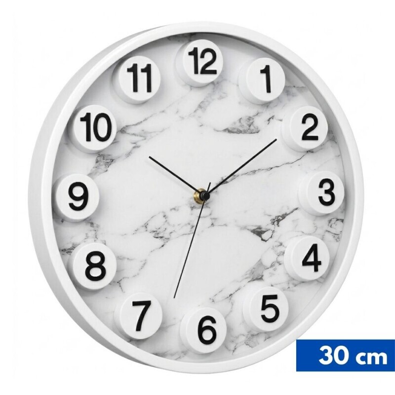 Hodiny nástěnné 30cm (30/krt)