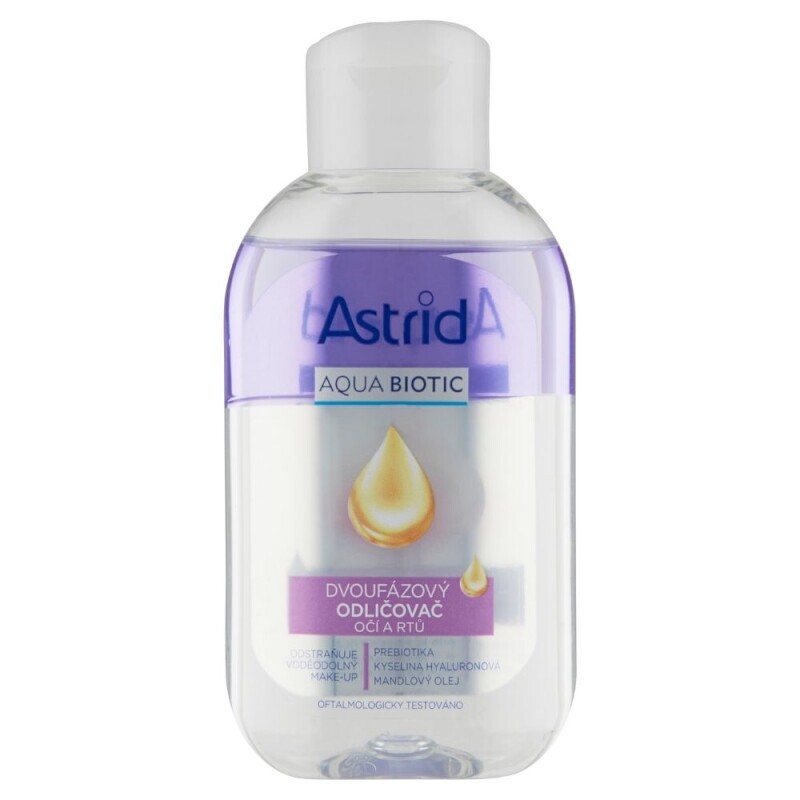 Astrid 125ml Pleťový Odličovač Dvoufázový Aqua Biotic (12/krt)