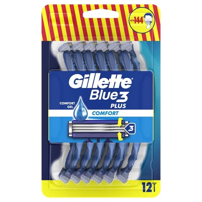 Gillette Blue3 Jednorázová holítka 12ks UEFA (8/krt)