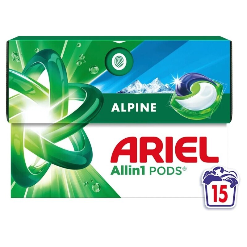 Ariel Gelové kapsle N 15ks Ai1 Alpine (4/krt)